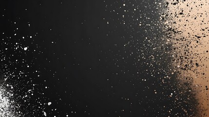 Obraz premium Brown and white powder explosion