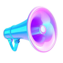 megaphone isolated on white
