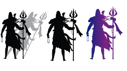 Sets Of Mahadev vector illustration