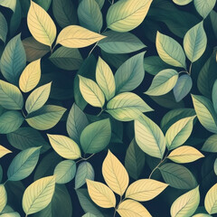 Obraz premium wallpaper pattern of leaves 