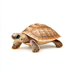 Obraz premium Detailed Turtle Figure on a Crisp White Background for Home Décor