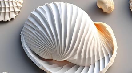 shell isolated on white background
