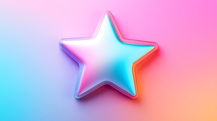 Obraz premium purple star on a black background