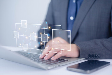 Software development branching strategy process document Management System concept, Work structure...