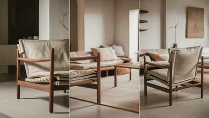modern living room with furniture