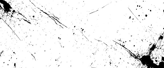 Vector new style brushed black paint overlay messy.