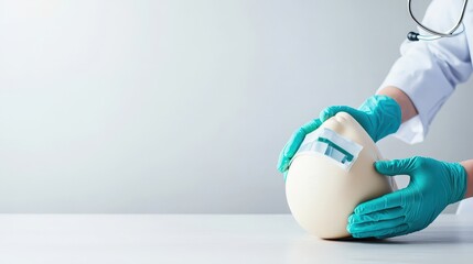 Medical Practice with Healthcare Professional and Dummy Head