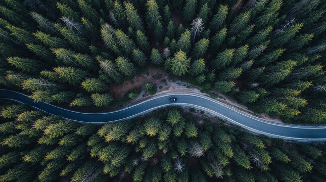 Road in forest