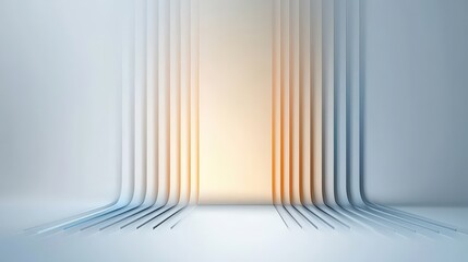 Obraz premium Abstract Lines with Soft Light in Background