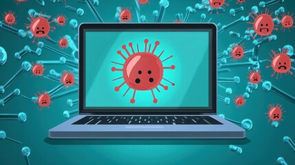 Online Information and the Spread of Viruses: A Digital Pandemic