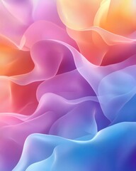 Obraz premium Abstract luminous gradient patterns background. Featuring luminous gradient patterns and soft colors. Emphasizing serenity and modernity. Ideal for calming and artistic themes.