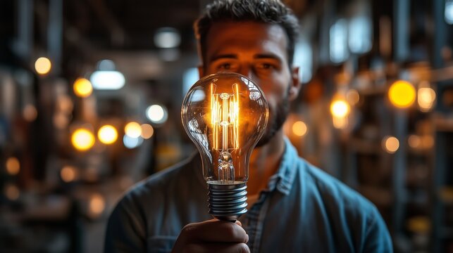 The light of inspiration illuminates the path of innovation