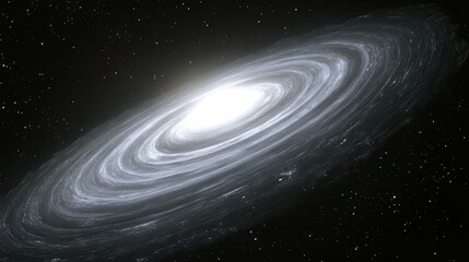 Obraz premium Spiral galaxy space cosmic background astronomy