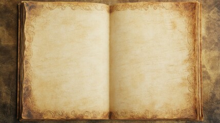 Blank Parchment Texture with Subtle Grain and Aged Appearance, Classic Canvas with Vintage Charm and Nostalgic Sepia Tones for Creative Designs