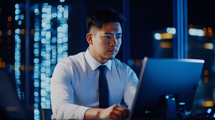 business person explores the core of cyber security, delving into various cyber protection methods and the evolving threats faced by organizations. They focus on bolstering their c