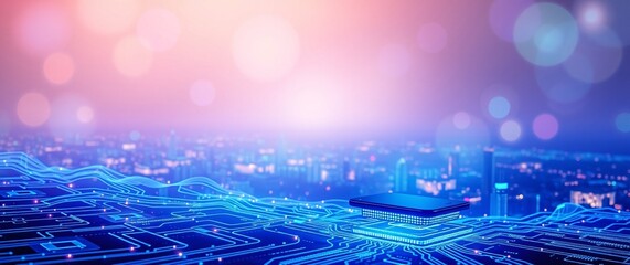 smart phone and smart city, wireless communication network, IoT(internet of things), CPS(Cyber-Physical Systems), ICT(Information Communication Technology), abstract image visual