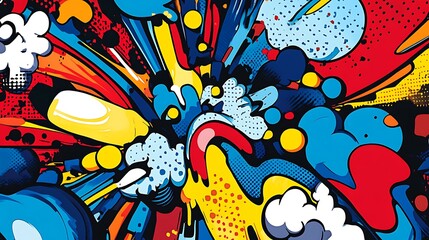 Obraz premium abstract colorful background with circles