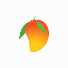 Mango vector illustration logo icon template