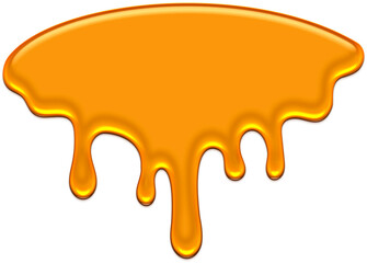 Obraz premium honey, dripping honey, melting honey, honey splash shape, droplet honey bee, sweet liquid