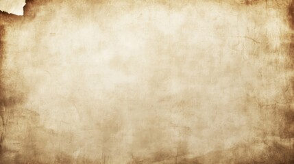 Obraz premium Blank parchment texture with subtle, aged appearance and intricate patterns, reminiscent of historical manuscripts, with a clean central space for text, shot top-down with warm, diffused lighting