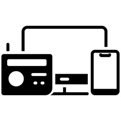 Obraz premium E Waste Icon