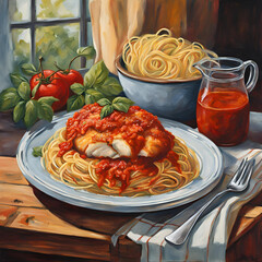 pasta with tomato sauce