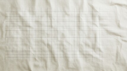 Sophisticated Blank Parchment Texture with Antique Patina and Faint Lines: Generous White Space for Text or Graphics with High-Resolution Detail from Top View