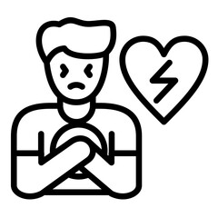 Chest Pain Icon
