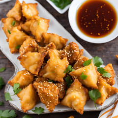 chicken nuggets with french fries