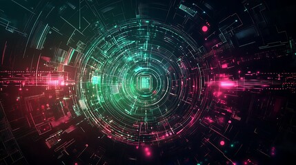 Obraz premium abstract technology background