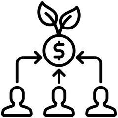 Crowdfunding Icon