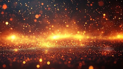 Obraz premium Sparkling gold glitter bokeh background