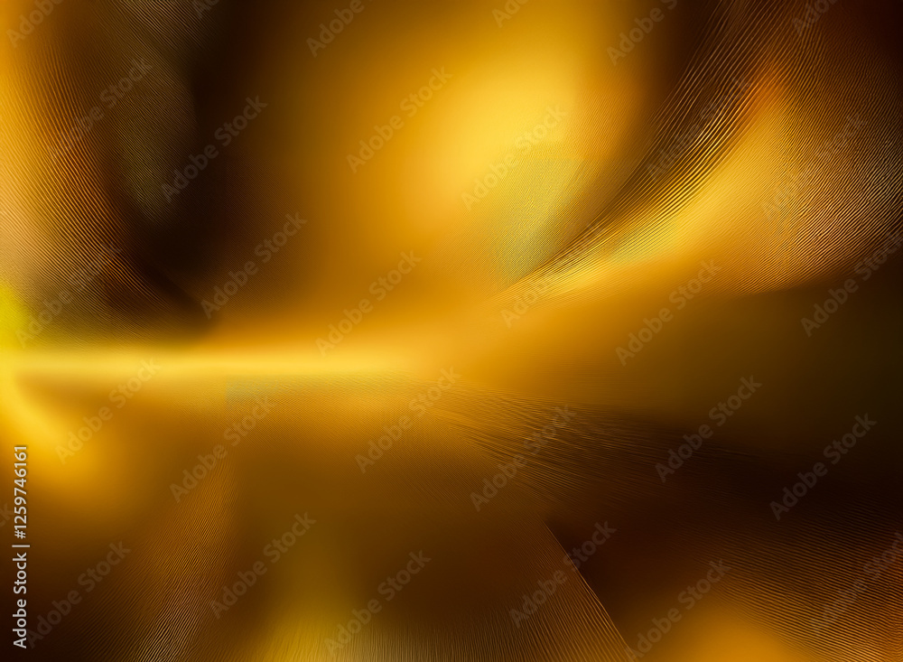 Leinwandbilder abstract background with flowing golden and brown hues, creating a blurry and soft texture. the warm
