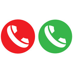 Phone call icon. Colorful Telephone icon symbol. Vector illustration. Variety phone call icon Design.