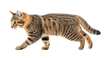 Fototapeta premium British Shorthair Kitten, Isolated on White Background