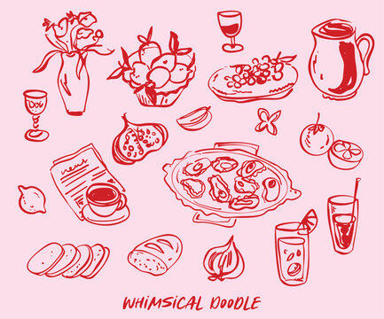 italian, brunch, vintage, illustration, charcuterie, breakfast, poster, wine, summer, amalfi, icon, vector, design, food, art, ribbon, kitchen, party, restaurant, lemon, menu, cheese, sketch, italy, d