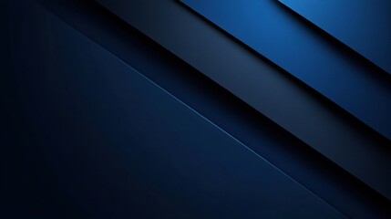 Abstract minimalist wallpaper with sharp edges and geometric figures on Blue background. Featuring white space in the center for text, ideal for design templates and modern banners.