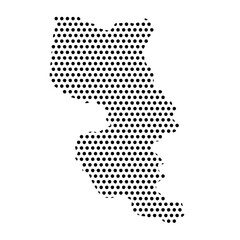 Obraz premium Dornbirn map