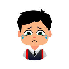 Emoji Boys School, Sad student disappointed with test results