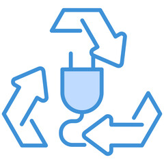 E-Waste Recycling Icon