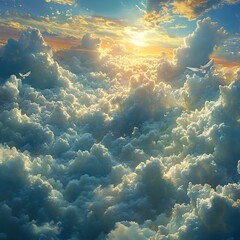 Cloud Sculptor Flying in a Lucid Dream