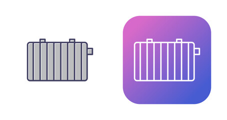 Heat Radiator Vector Icon
