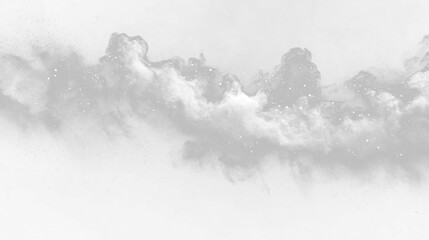 a black and white image of a cloud