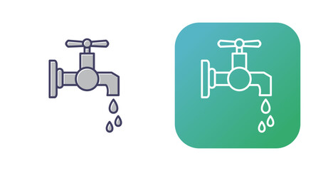 Water Tap Vector Icon