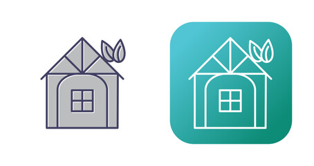 Eco friendly House Vector Icon