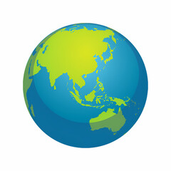 Fototapeta premium Globe Showing Americas 