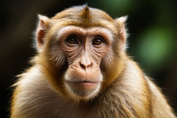 Obraz premium arafed monkey with a long neck and a long nose