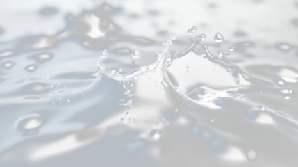 a black and white photo of water droplets
