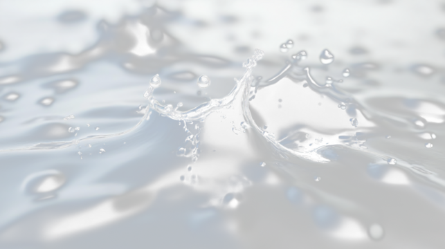 a black and white photo of water droplets