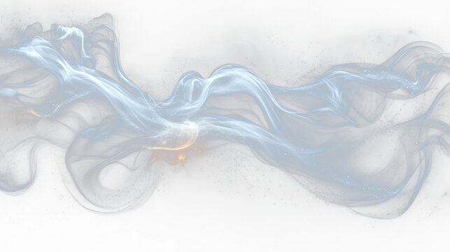 smoke on a black background